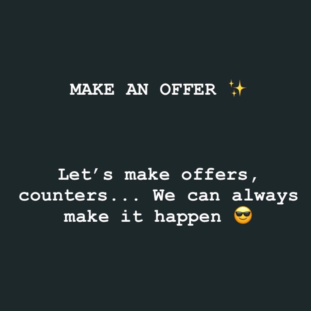 MAKE AN OFFER 😘